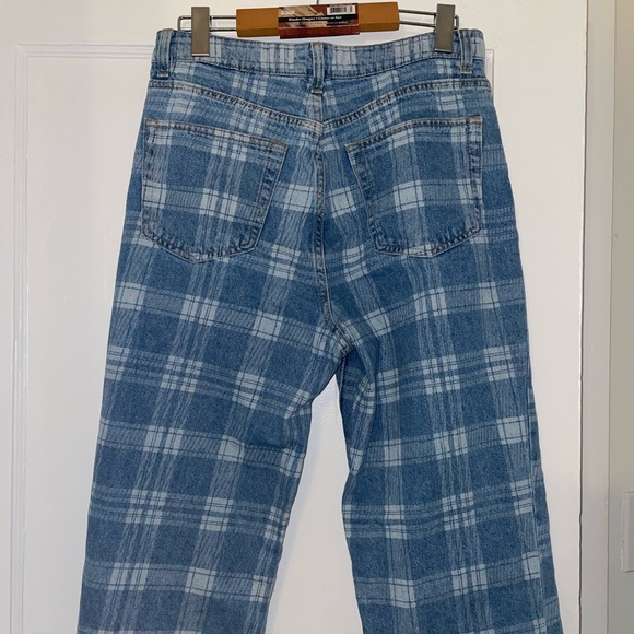 HM Divided plaid size 4 jeans - Picture 5 of 6
